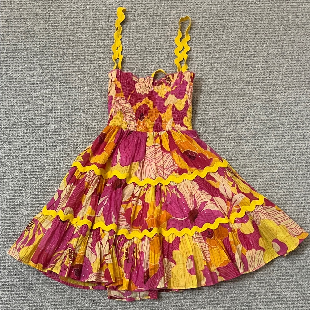 Vibrant Floral Mini Dress